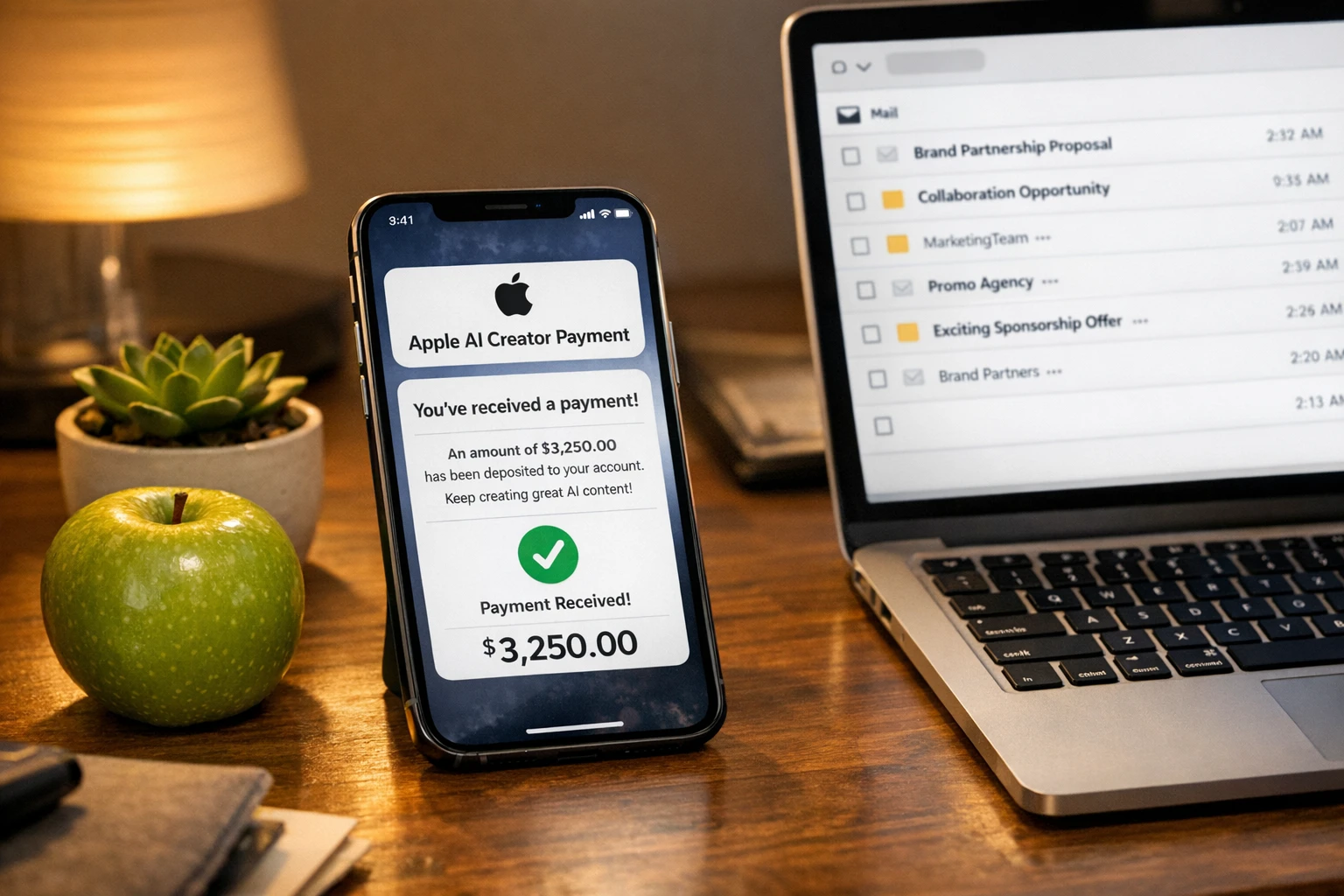 Earning money from AI apple health content videos