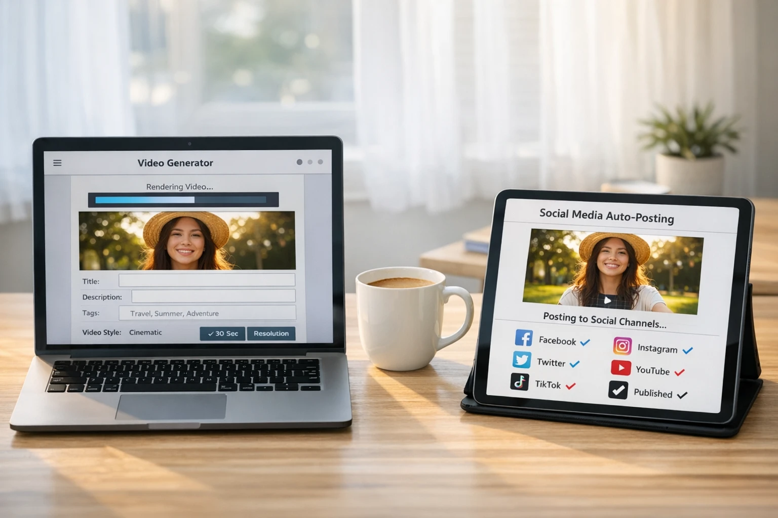 AI powered marketing automation conversion funnel showing video content driving higher engagement and sales