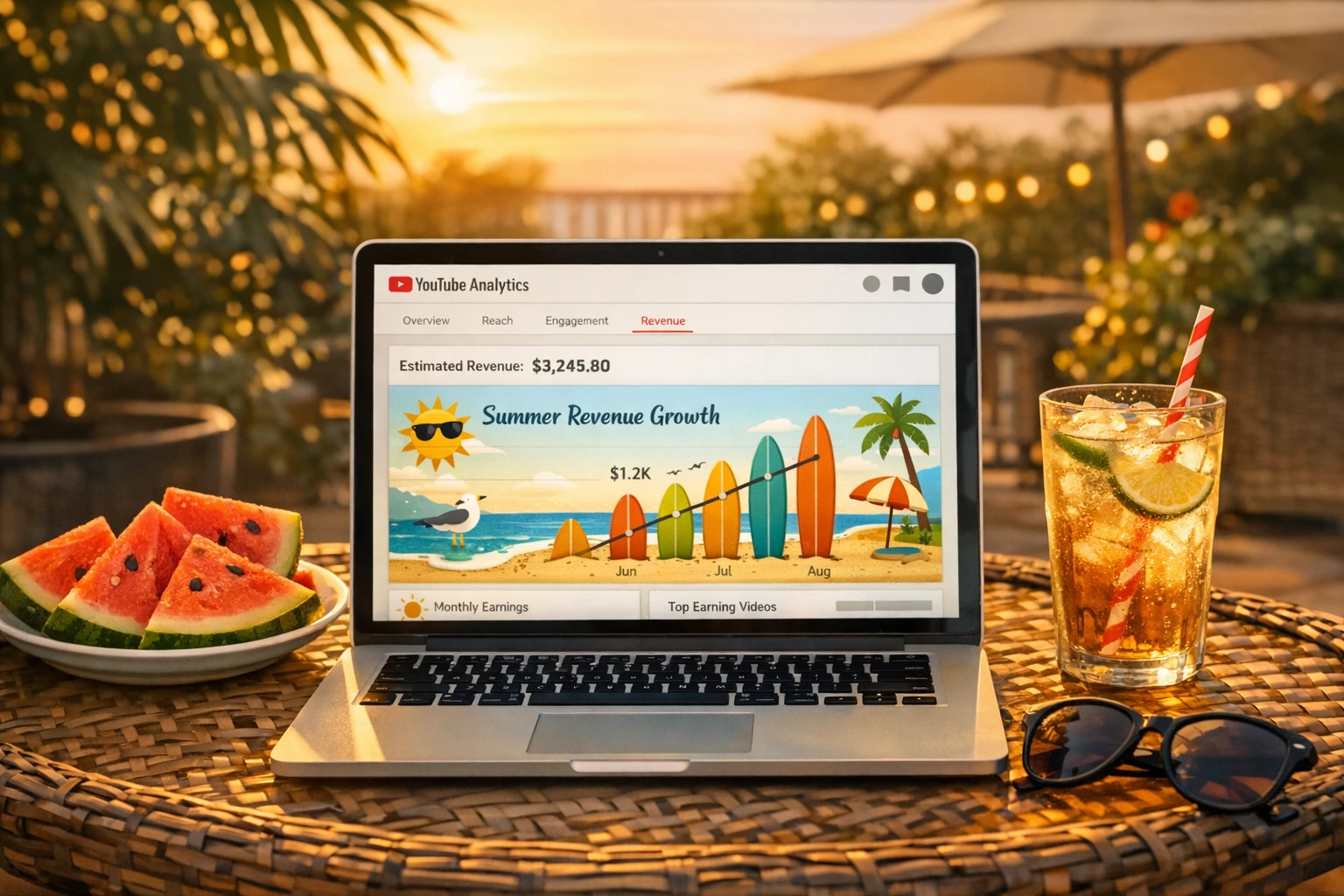 Making money from AI watermelon content through summer brand deals and ad revenue
