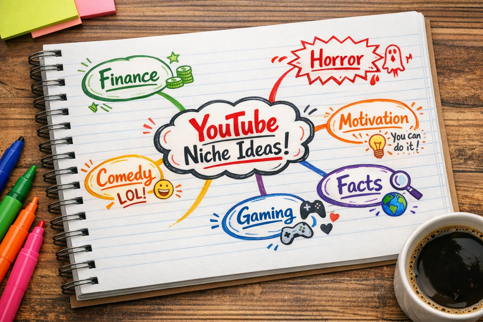 AI YouTube channel niche selection guide showing profitable niches and their CPM rates
