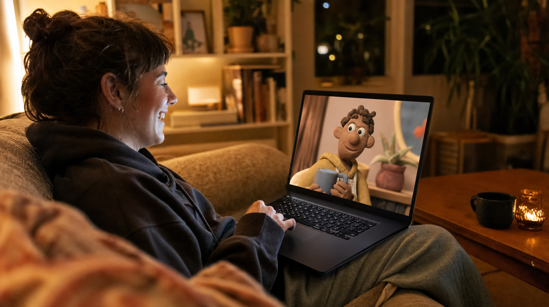 Making claymation videos online from the couch with just a laptop - no studio required