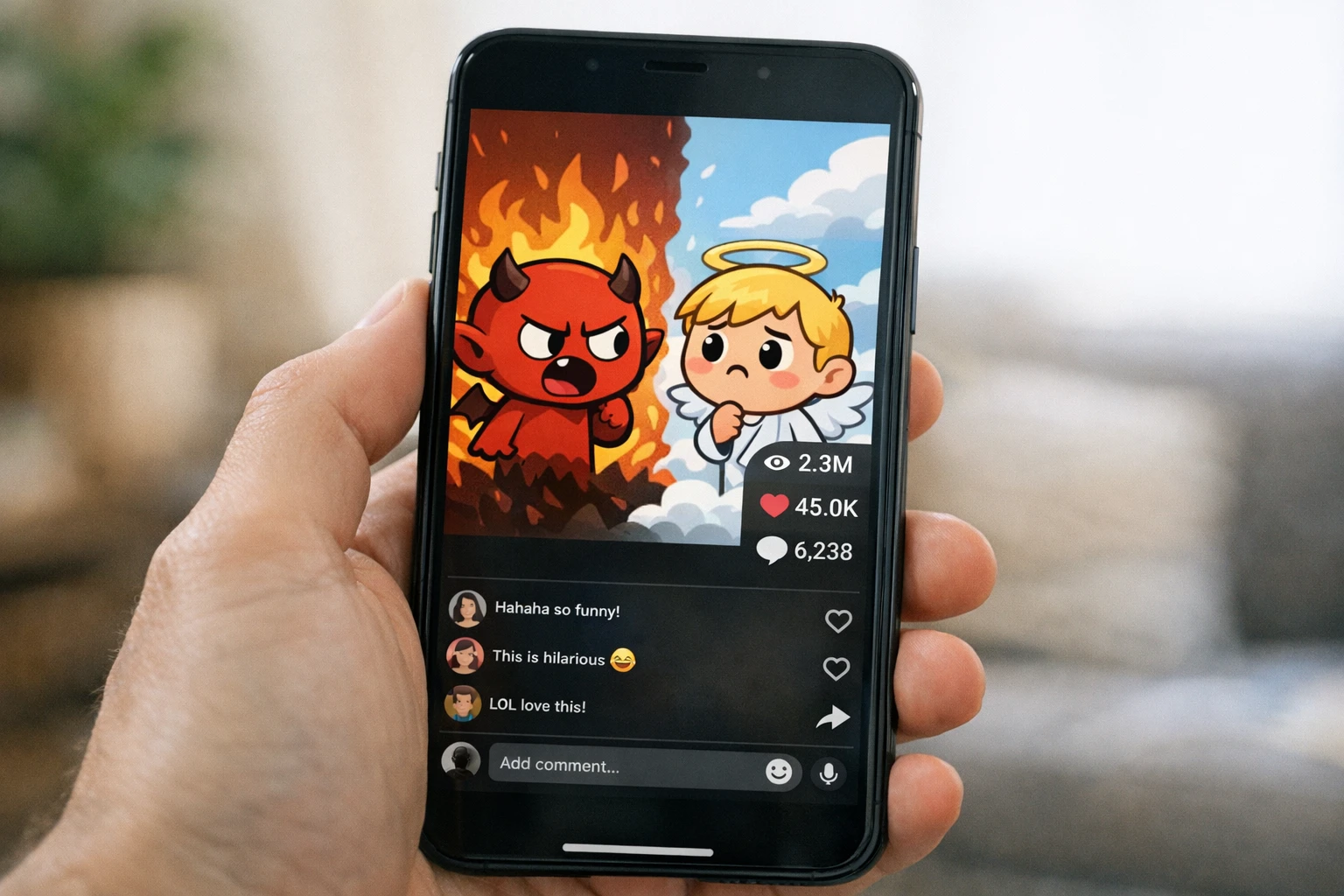 Creating viral Family Guy AI voice videos showing character voice selection and video generation process